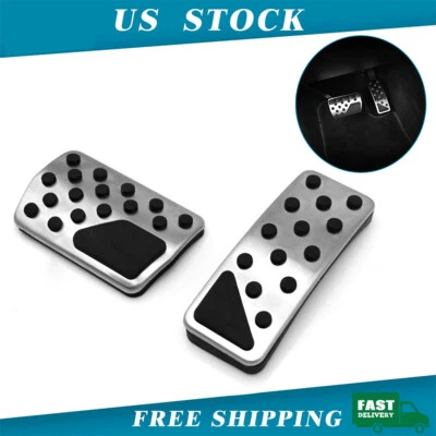 2 piezas para Jeep Grand Cherokee Dodge Durango 2011-18 pastillas de cubierta de pedales de freno de gasolina Foto 1 de 4