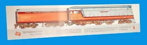 The Milwaukee Road Class A Locomotive Art Print By Kalmbach Pub.- 2.5 x 11 Inch - Picture 1 of 4