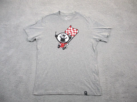 Nike Shirt Mens Large Gray Soccer LFC Football Club Futbol Sports Flag Ghraphic Cover
