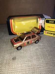 Corgi 302 VW Polo. Gold. Mint Model Box Ok - Picture 1 of 8