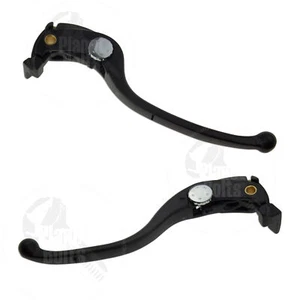 Hand Brake & Clutch Hand Levers For Kawasaki Ninja ZX 14 R 06+ Control Black - Picture 1 of 5