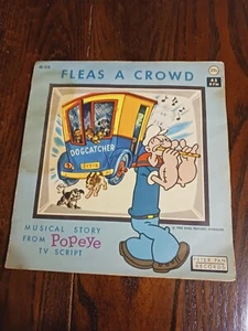 VINTAGE 1962 PETER PAN RECORDS "FLEAS A CROWD" 45 RPM 7" - Picture 1 of 4