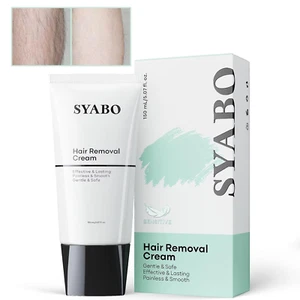Hair Removal Cream for Women & Men - Painless Depilatory Lotion 5 Fl Oz - Picture 1 of 12