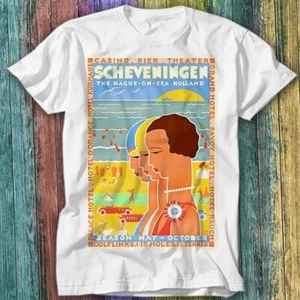 1930 Países Bajos Scheveningen Camiseta de viaje Top Camiseta 531 - Imagen 1 de 2