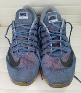 Nike Men's Air Max 2016 Ocean Fog/Black/Bright Crimson/Blue Grey Ankle-High Mesh - Picture 1 of 24