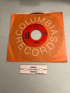MARTY ROBBINS CAMELIA / VIRGINIA 7" SINGLE 45 JUKEBOX ON COLUMBIA COUNTRY VG+ - Picture 1 of 3