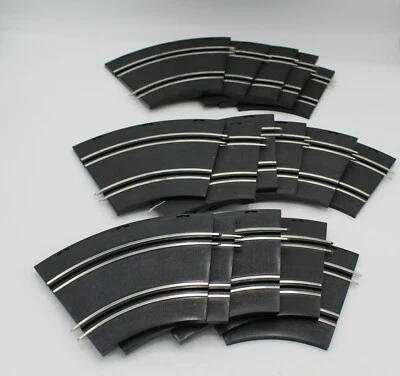 Lot Set of 16 Speedtrax Small Curved Track Sections Parts Pieces 1:43 Slot Car u Foto 1 de 4