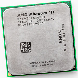 AMD Phenom II X4 920 2.8GHz Quad Core AM3 Processor HDX920XCJ4DGI Deneb 125W 6MB
