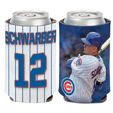 Kyle Schwarber Chicago Cubs Can Cooler 12 oz. Koozie Cover