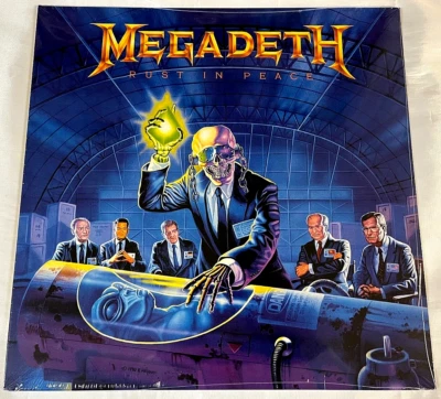 Megadeth "Rust In Peace" Vinyl LP 180 Gram Mustaine Import Reissue Sealed NEW - Image 1 of 4