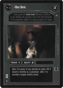 Danz Borin (A New Hope-Limited) | Decipher Star Wars CCG | NM/LP - Picture 1 of 1
