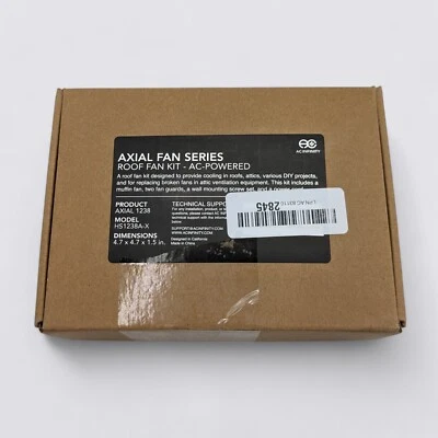 AC Infinity AXIAL HS1238A-X 1238 Muffin Fan 115V 120V AC 4.7 x 4.7 x 1.5 - Image 1 of 4