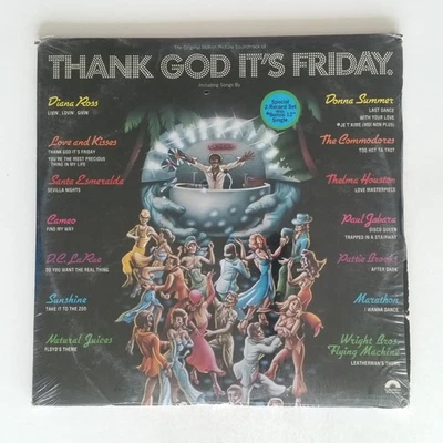 THANK GOD ITS FRIDAY Soundtrack NBLP7099 2x LP Vinyl SEALED Various 1978 - Image 1 of 3