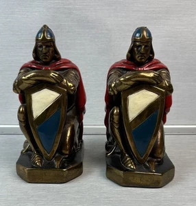 VINTAGE BUCHSTÜTZEN BRONZE VERKLEIDET TEMPELRITTER MARION BRONZE KREUZER - Bild 1 von 8