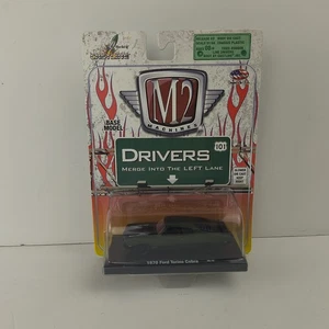 M2 Machines Auto-Drivers 1970 Ford Torino Cobra 1:64 Diecast Dark Green 09-15 - Picture 1 of 7