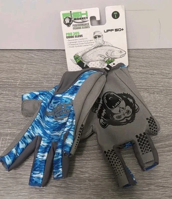 Fish Monkey - Guantes de pesca de rendimiento - Guante guía Pro 365 - L - AZUL | Foto 1 de 4