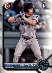 2022 Bowman Brady Allen 1st #BP-36 Miami Marlins - Bild 1 von 1