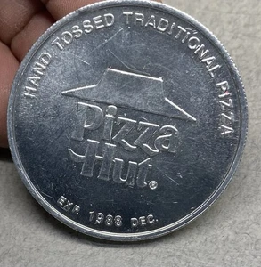 Vintage Pizza Hut 1988 Gratis Krug Softdrink Münze - Medaille - Bild 1 von 6