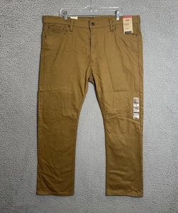 Levi's 513 Jeans Men's Size 40x30 Beige Slim Straight Stretch Mid Rise NWT - Picture 1 of 17