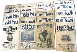 Lot 38 THE TRESTLE BOARD Freimaurer Zeitschrift 1909-1912 - Bild 1 von 3