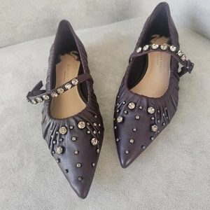 Antonio Melani Jennifer Sumko Ballerinas 11 lila Leder LyssaLou Mary Jane neu 130 $ - Bild 1 von 12