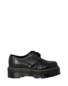 Dr. Martens Quad Retro Jona Platform Oxfords Women Black Lace Ups - Picture 1 of 3