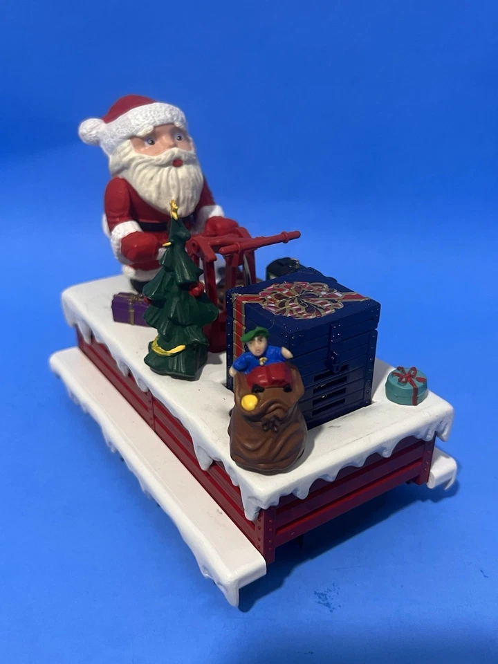LGB 21010 Christmas Santa Handcar Motorized G Scale Holiday Car With Box Tested - Image 1 of 4
