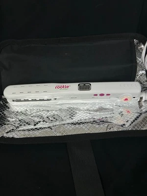 Plancha para el cabello Voloom Rootie Rootlifter cerámica voluminizadora 0IRR1.0 blanca y bolsa 3/4" Foto 1 de 4