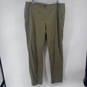 J Jill Live In Chinohose Damen 16 Tall olivgrün Freizeithose 33" Schrittlänge - Bild 1 von 6