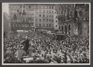 ✔️ 3. Reich RARA TARJETA FOTOGRÁFICA DEL ÁLBUM OFICIAL "ALEMANIA DESPIERTA" 12 X 17 cm - Imagen 1 de 2