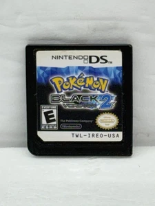 Pokemon Negro Versión 2 Nintendo DS Auténtico Probado Cartucho Solo - Imagen 1 de 5