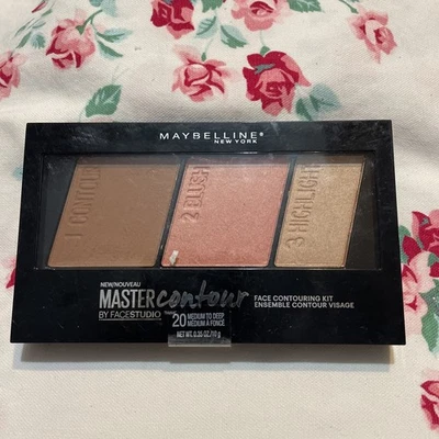 Maybelline Master Contour FaceStudio Contouring 20 Medium/Deep Rare Retired SEAL - Image 1 of 4