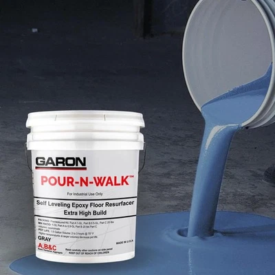 GARON PRODUCTS INC Garon Products POUR-N-WALK™ Self Leveling Epoxy Floor Coating 5 gal kit