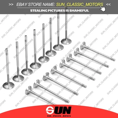 Válvulas de entrada e saída para Mercedes-Benz C250 W205 W212 C117 M274 M270 1.6 2.0 - Imagem 1 de 4