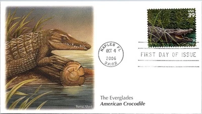 FDC 2006 SC #4099d Fleetwood Cachet, American Crocodile - Naples FL - J18480 - Image 1 of 2