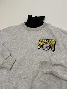 Vintage Pittsburgh Steelers Pullover Majestic Gr. XL Made In USA Gr. XL - Bild 1 von 5
