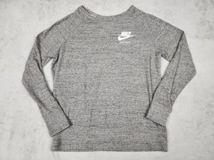 Nike Just Do It Sudadera Mujer Grande Gris Cuello Redondo Pullover 883725-091 - Imagen 1 de 15