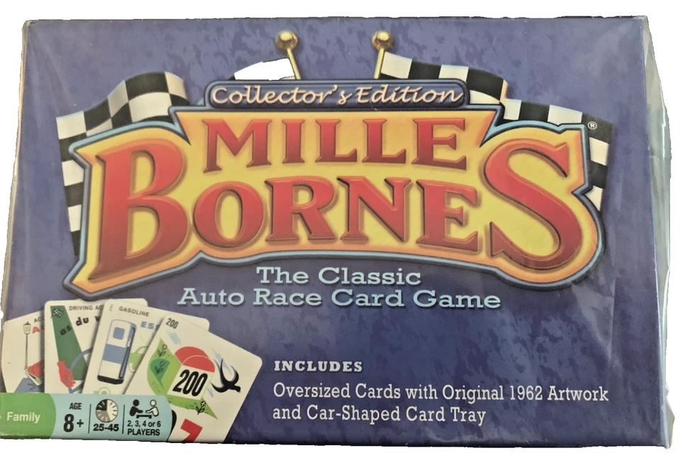 MILLE BORNES Edición Coleccionista El Clásico Juego de Cartas Auto Race - Completo Foto 1 de 1
