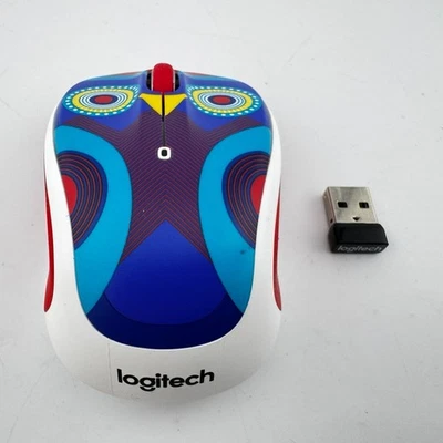 Logitech M325c Olivia Owl Wireless Optical Mouse With USB Dongle - Image 1 of 4
