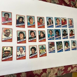 1976 Topps Wonder Bread Football All Star Series Complete 24 Card Set Sharp - Picture 1 of 1