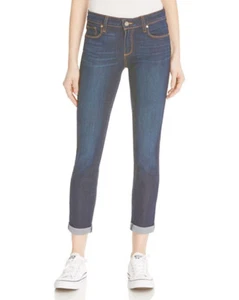 Neu mit Etikett Paige Damen DENIM Jeans Mid-Rise Kylie Crop Roll-Up Saum Größe 30 Andrea Waschung - Bild 1 von 12