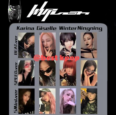 Full Complete Set] aespa Giselle Whiplash Random Trading Card Ver