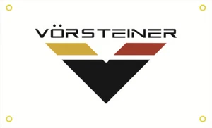 VORSTEINER  Garage Wall Car Truck Racing Show Auto Banner Sign Flag - Foto 1 di 8