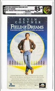 vhs new graded VGA 85+NM FIELD OF DREAMS '89/'92 WMs MCA/Universal KEVIN COSTNER - Picture 1 of 3