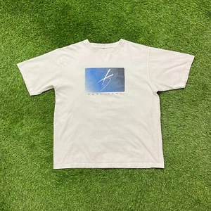 Vintage Karl Kani Jeans T Shirt Mens Large White Hip Hop Y2K Streetwear Rap - Picture 1 of 10