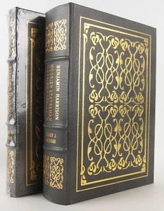 Easton Press Harry Sievers' Benjamin Harrison Biography Two Volumes Leather VG+ - Foto 1 di 12