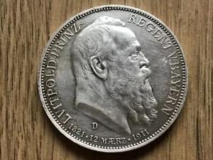 Kingdom of Bavaria 2/3/5 Mark Silver - Picture 1 of 85