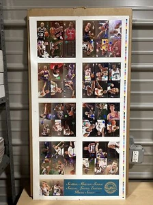 1994/95 Skybox Emotion basketball master sheet B limited uncut sheets - Picture 1 of 6
