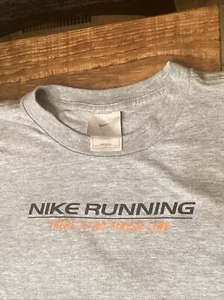 Nike Running T Shirt “There is No Finish Line”, No Halftime” Mens Large - Picture 1 of 6