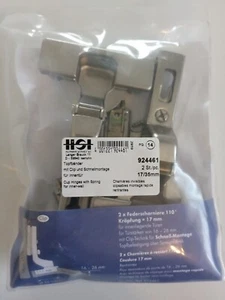 Möbelscharniere Schnellmontage 35 mm innenliegend 110⁰ 17 mm Kröpfung 924461 - Bild 1 von 2